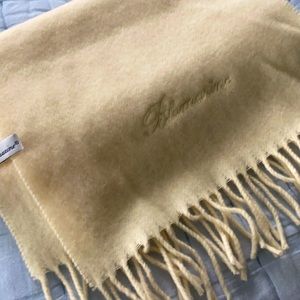 Blumarine cream wool scarf